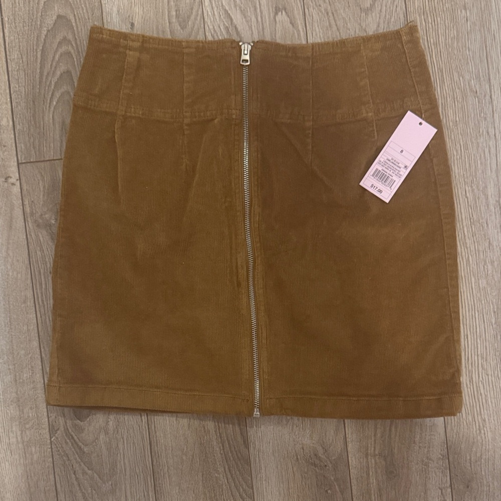 Wild Fable Brown Corduroy Mini Skirt